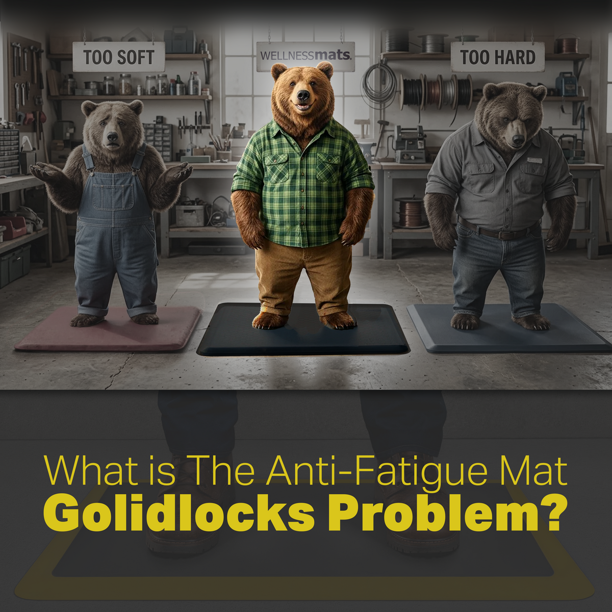 The Goldilocks Problem: Why "Softer" Is the Wrong Spec for Commercial Anti-Fatigue Matting