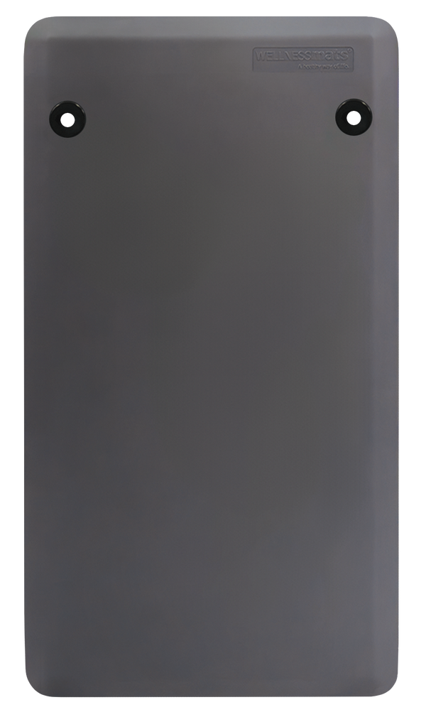 FitnessMats 47" x 26" w/Grommets - Gray