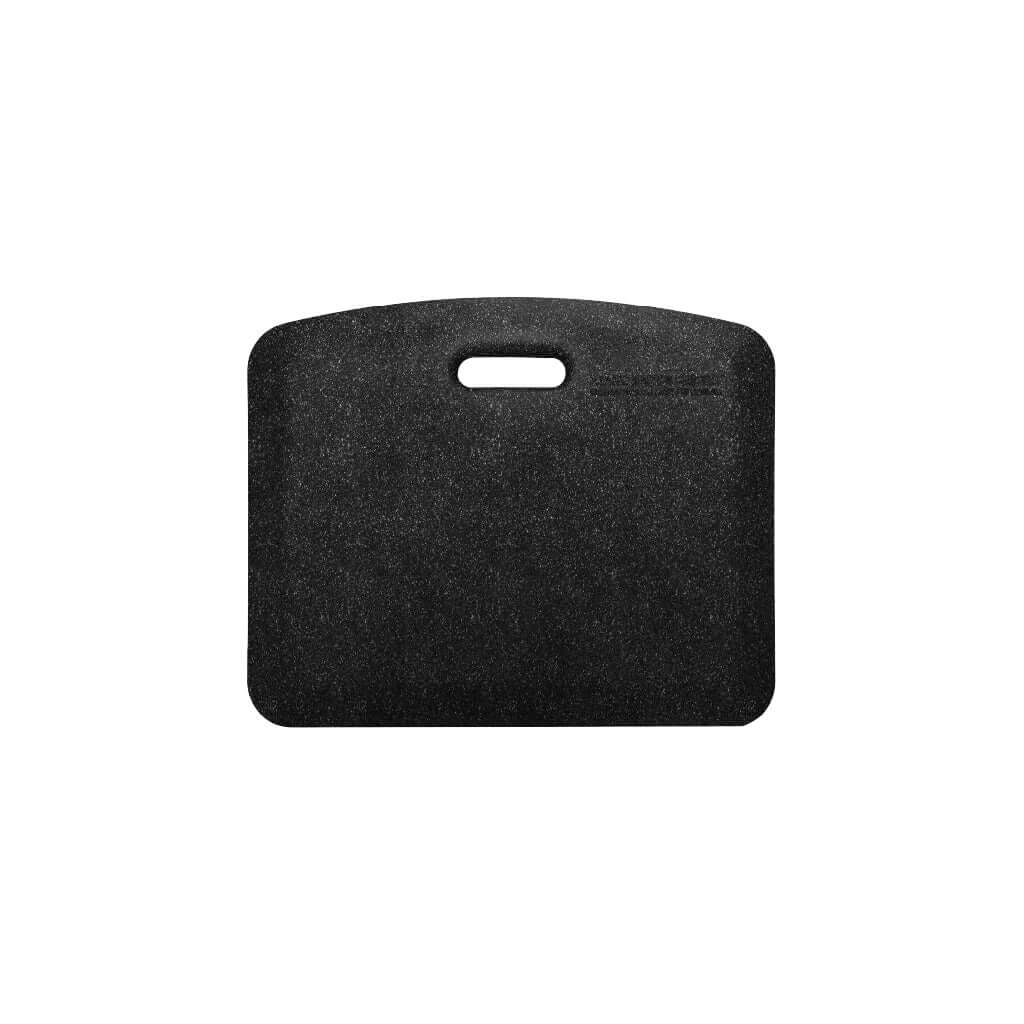MobileMats Collection Granite Onyx - portable comfort mat with handle for standing, kneeling, or sitting.