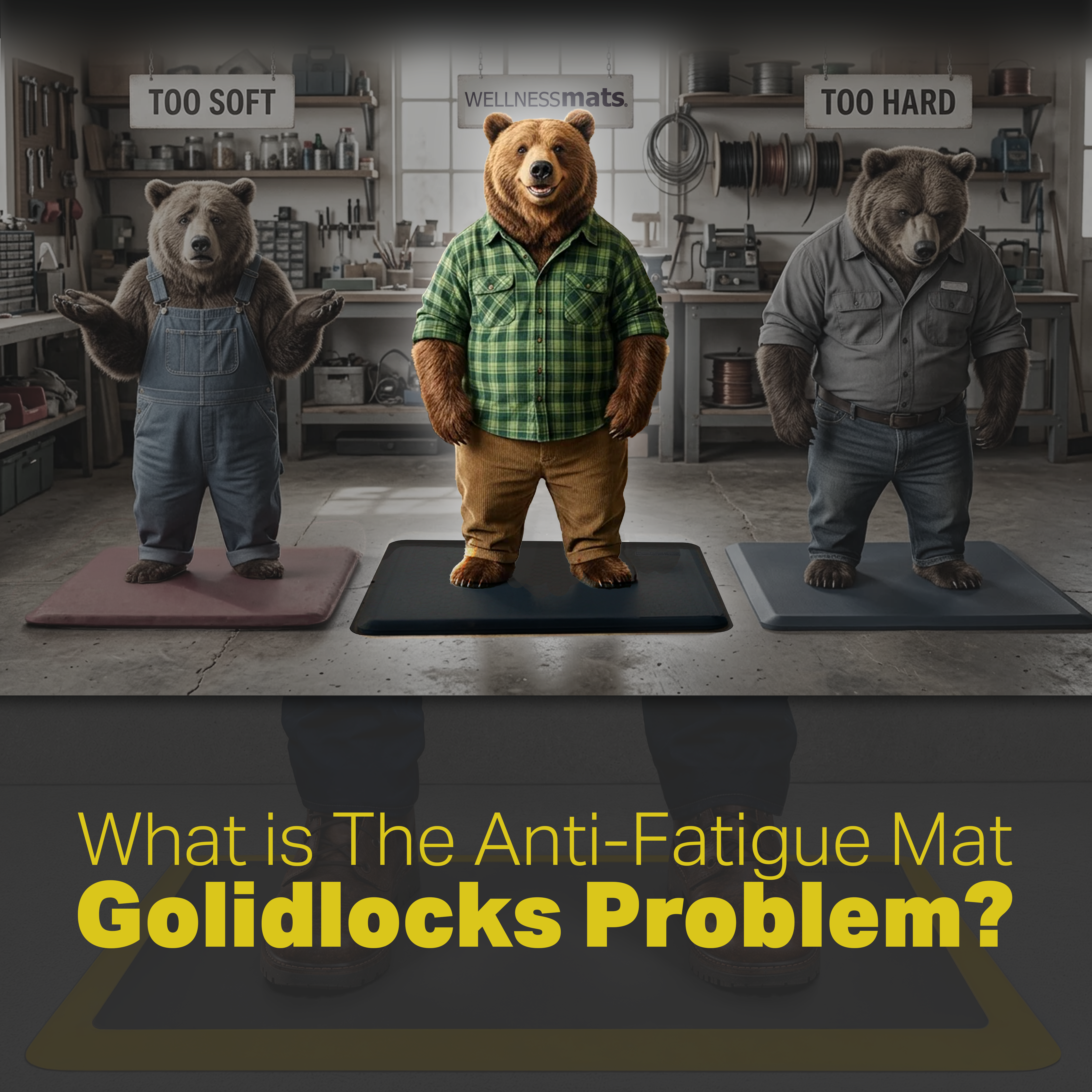The Goldilocks Problem: Why "Softer" Is the Wrong Spec for Commercial Anti-Fatigue Matting
