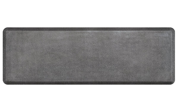 6' x 2' Vintage Leather Collection - Granite Steel