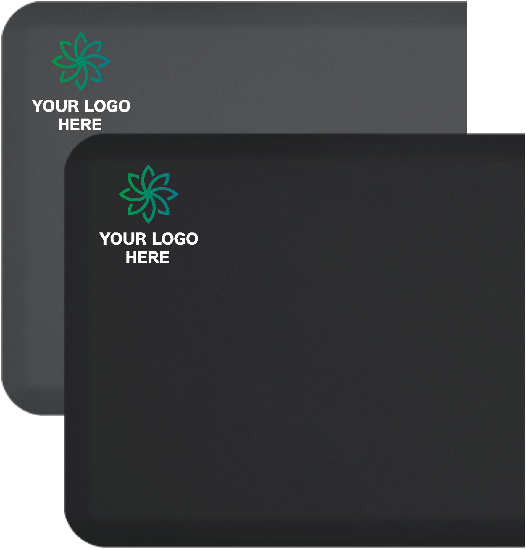 Custom Branding customizable items with space for your logo in versatile colors.