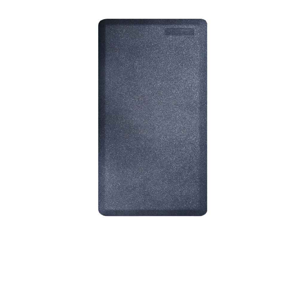 Granite Cobalt FitnessMat by WellnessMats, designed for comfort and joint support during workouts.
