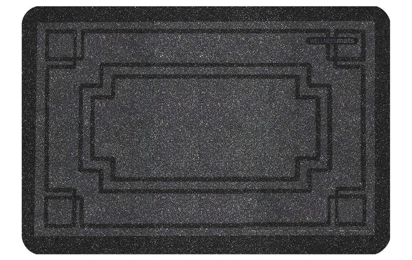 3' x 2' Gatsby Collection - Granite Steel